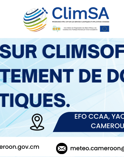 Atelier de formation Climsoft