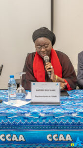 Madame Mariane DIOP KANE, Représentante de L'Organisation Météorologique Mondiale.